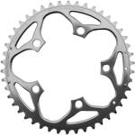 Stronglight 46T 5 karos lánctányér országúti kerékpárhoz, 110 mm, külső, ezüst, alumínium (SHIMANO típus), 9-10 sebesség STRONGLIGHT Bicikli alkatrészek Kerékpár alkatrészek Kerékpár lánctányérok