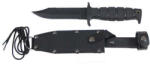 Fox Outdoor Products Cuțit cu lamă fixă Pilot Fox Outdoor® - negru