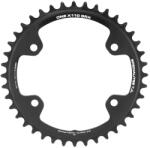 Specialites Ta lánckerék gravel kerékpárhoz, 4 kar, 40 fog, MONO ONE X110, SHIMANO GRX RX600-RX810 kompatibilis, fekete, 10-11 sebesség SPECIALITES TA Bicikli alkatrészek Kerékpár alkatrészek Kerékpár lánctányérok