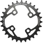 Stronglight 28T. ×64 2x10 belső lánckerék, fekete, 4 karos, 10 sebességes, Shimano XT M785-hez (külső 40-42T-hez), menetes furat nélkül, vastagság: 3, 5 mm STRONGLIGHT Bicikli alkatrészek Kerékpár alkatrészek Ker