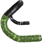 NEWTON EBON kormány szalag - fekete-zöld átmenetes, végzárókkal (vastagság: 2, 6 mm) NEWTON Bicikli alkatrészek Kerékpár alkatrészek Kerékpár kormányszalagok és markolatok