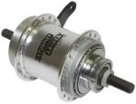 Sturmey Archer hátsó kerékagy városi kerékpárhoz, ezüst, 36 küllős, 2 sebességes, beépített fékkel STURMEY ARCHER Bicikli alkatrészek Kerékpár alkatrészek Kerékpár kerekek