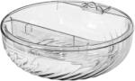 Cyrax Bol cu Doua Straturi, 22.4x9 cm Transparent (126766) Castron