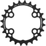 Stronglight lánctányér MTB-hez, 24T, Ø64, 2x11, belső, fekete, 4 karos, XT M8000-SLX M7000, menetes furat nélkül STRONGLIGHT Bicikli alkatrészek Kerékpár alkatrészek Kerékpár lánctányérok