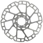 ELVEDES 180 mm 6 lyukas országúti/MTB féktárcsa, ezüst, 2 mm vastag ELVEDES Futómű és fék alkatrészek Féktárcsák