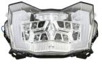 Avoc motorkerékpár hátsó lámpa YAMAHA 900 MT-09 2017-től, átlátszó, LED-es, integrált irányjelzőkkel, jóváhagyott Avoc Elektronika Világítások Hátsó lámpák