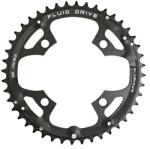 SUNRACE MTB lánctányér Ø104 mm, 4 karos, 44 fogas, külső, fekete, alumínium SUNRACE Bicikli alkatrészek Kerékpár alkatrészek Kerékpár lánctányérok