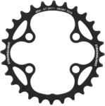 Stronglight 28T MTB lánctányér, 64 mm, 2x11, belső, fekete, 4 karos, XT M8000-SLX M7000, menetes rögzítés nélkül STRONGLIGHT Bicikli alkatrészek Kerékpár alkatrészek Kerékpár lánctányérok