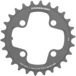 Stronglight MTB lánctányér 4 karos, 26 fog, 64 mm belső, 2x10 sebesség, fekete, HT3, SHIMANO XTR M980-hoz (külső 36 foghoz), menetes STRONGLIGHT Bicikli alkatrészek Kerékpár alkatrészek Kerékpár lánctányérok