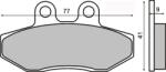 RMS Yamaha Cygnus X 125cc első organikus fékbetét RMS Futómű és fék alkatrészek Fékbetétek (tárcsafék)