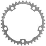 Stronglight belső lánctányér országúti kerékpárhoz, 5 karos, 39 fog, 130 mm, duralumínium, ezüst (SHIMANO 8-9 sebesség típus) STRONGLIGHT Bicikli alkatrészek Kerékpár alkatrészek Kerékpár lánctányérok