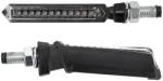 Avoc FUJI motoros irányjelző, szekvenciális, 12 LED, ABS ház, átlátszó-fekete, (hossz: 79 mm, magasság: 11 mm, szélesség: 18 mm), EEC jóváhagyással, párban Avoc Elektronika Világítások Indexek
