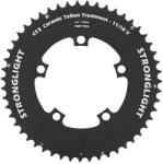 Stronglight CT2 51T lánctányér országúti kerékpárhoz, 110 mm, 4 kar, külső, időfutam, kompatibilis: ULTEGRA 6800/105 5800, fekete, 11 sebességes STRONGLIGHT Bicikli alkatrészek Kerékpár alkatrészek Kerékpár lánct