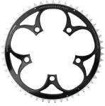 Specialites Ta ZEPHYR lánctányér országúti kerékpárhoz, 5 karos, 51 fogas, 110 mm átmérő, külső, fekete alumínium, 7075, Shimano típus, 9-10 sebesség SPECIALITES TA Bicikli alkatrészek Kerékpár alkatrészek Kerékpár 