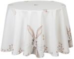 Clayre & Eef Nyuszis Pamut Asztalterítő - 170cm - Rustic Easter Bunny