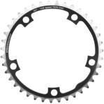 Stronglight Lánctányér országúti kerékpárhoz, 5 karos, 39T, Ø130, belső, fekete, alumínium 7075, 9-10 sebességes (Shimano típus) STRONGLIGHT Bicikli alkatrészek Kerékpár alkatrészek Kerékpár lánctányérok