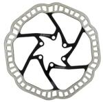 NEWTON MTB féktárcsa, 6 furatos, SHIMANO és BRAKCO kompatibilis, 180 mm, ezüst-fekete NEWTON Futómű és fék alkatrészek Féktárcsák