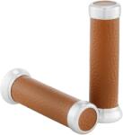 SIP Style markolatok Ø 24/24 mm, 130 mm hosszú, Vespa 50-125/PV/ET3/PK50-125/S/SS/XL/XL2/125/GT-TS, műbőr, barna SIP Style Bicikli alkatrészek Kerékpár alkatrészek Kerékpár kormányszalagok és markolatok