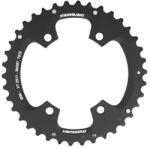 Stronglight 38T lánctányér MTB-hez, 96 mm, 2x11, külső, fekete, 4 karos, XT M8000-SLX M7000, menetes furat nélkül STRONGLIGHT Bicikli alkatrészek Kerékpár alkatrészek Kerékpár lánctányérok