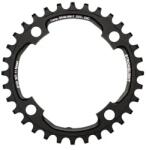 Stronglight X01 lánctányér MTB-hoz, Ø104 mm, 4 karos, egysebességes, 32T, fekete, alumínium 7075, 11 sebesség, 5 mm vastag STRONGLIGHT Bicikli alkatrészek Kerékpár alkatrészek Kerékpár lánctányérok