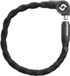 SEREA BOLD kerékpár láncos zár okostelefonos nyitással, NFC technológia, 6 mm átmérő, 100 cm hossz, fekete (elem nélkül működik, biztonsági szint: 9-15) SEREA Bicikli alkatrészek Kerékpáros kiegészítők Bici