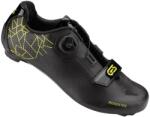 GES ROADSTER2 országúti kerékpáros cipő fekete-sárga EU 42 - BOA fűzőrendszerrel és tépőzáras pántokkal, LOOK-SHIMANO kompatibilis (pár) GES Bicikli alkatrészek Kerékpáros ruházat Kerékpáros cipők