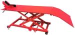 P2R (Motorisé) P2R motoros emelőasztal acélból, piros, 180x60 cm, min. magasság 21 cm, max. 71 cm, max. terhelhetőség 450 kg P2R (Motorisé) Műhely felszerelések, eszközök Motorkerékpár emelők
