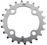 Stronglight lánctányér MTB-hoz, tripla hajtáshoz, 22 fogas, 64 mm belső, ezüst acél, 4 karos, 8-9 sebességes STRONGLIGHT Bicikli alkatrészek Kerékpár alkatrészek Kerékpár lánctányérok