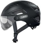 ABUS (Vélo) ABUS URBAIN HYBAN 2.0 ACE felnőtt kerékpáros sisak, fekete, M méret (52-68 cm), tekerőgombos állítás ABUS (Vélo) Bicikli alkatrészek Kerékpáros ruházat Kerékpáros sisakok