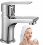 Kuchinox Borgo Egykaros Álló Króm Mosdó Csaptelep Klik-Klak (BKB 022D)