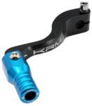 Krm Pro Ride váltókar Minarelli 50 AM6, Beta 50 RR, Rieju 50 MRT, Sherco 50 SM-R, SE-R - CNC alumínium, fekete-kék, felhajtható KRM PRO RIDE Erőátviteli alkatrészek Váltók és alkatrészeik Váltókarok
