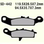 Wesrah VD-442 fékbetétek Wesrah Futómű és fék alkatrészek Fékbetétek (tárcsafék)