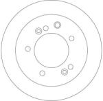 TRW DF4395S féktárcsa Trw