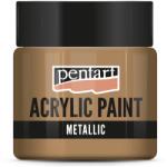Pentart Metál akrilfesték 50 ml bronz (PA-2218)