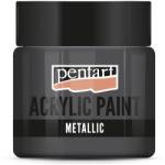 Pentart Metál akrilfesték 50 ml grafit (PA-25341)