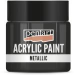 Pentart Metál akrilfesték 50 ml csillogó ezüst (PA-3505)