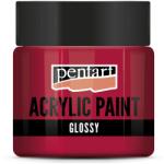 Pentart Fényes akrilfesték 50 ml kármin (PA-1120)