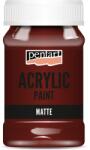 Pentart Matt akrilfesték 100 ml bordó (PA-1988)