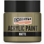 Pentart Matt akrilfesték 50 ml sólyombarna (PA-20987)