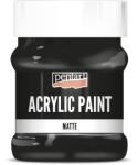Pentart Matt akrilfesték 230 ml fekete (PA-3233)