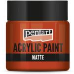 Pentart Matt akrilfesték 50 ml piros (PA-1018)
