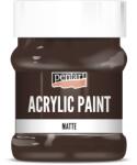 Pentart Matt akrilfesték 230 ml sötétbarna (PA-3238)