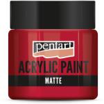 Pentart Matt akrilfesték 50 ml rúzspiros (PA-13117)