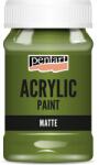 Pentart Matt akrilfesték 100 ml olíva 2290 (PA-1990)