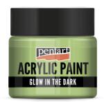 Pentart GLOW sötétben világító akrilfesték 30 ml zöld (PA-16485)