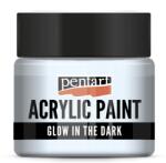 Pentart GLOW sötétben világító akrilfesték 30 ml kékesfehér (PA-16486)