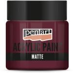 Pentart Matt akrilfesték 50 ml bordó (PA-1314)