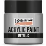 Pentart Metál akrilfesték 50 ml ezüst (PA-2217)