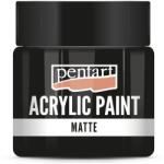 Pentart Matt akrilfesték 50 ml fekete (PA-1119)