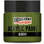 Pentart Fényes akrilfesték 50 ml oliva (PA-2029)